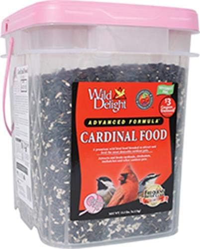 Wild Delight Cardinal Food Pail Wild Bird Food, 13.5 lb