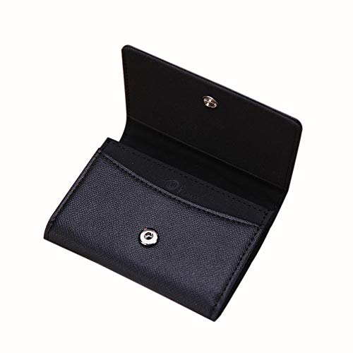 Preisvergleich Produktbild YCQUE GeldböRse Herren Business Casual Leder Card Geldscheinhalter Organizer Brieftasche Geldbeutel Portemonnaie Vatertag Vatertagsgeschenk Schwarz