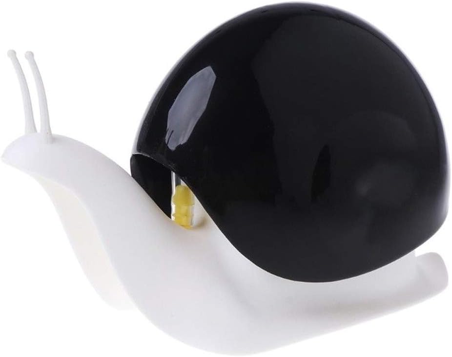 Cute Snail Soap Dispenser for Kitchen Bathroom etc. (120ML) (Black)