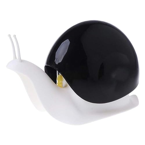 Cute Snail Soap Dispenser for Kitchen Bathroom etc. (120ML) (Black) - Black