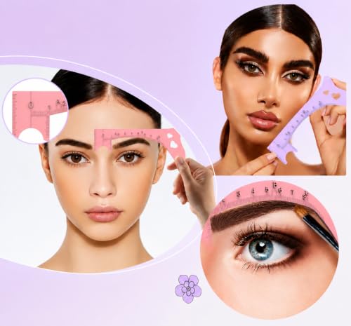 Plantilla de silicona para cejas reutilizable 4 en 1 miniatura 5