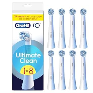 Brossettes De Rechange Oral-B Ultimate Clean, Blanches Et Profondes