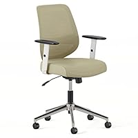 Branch Daily Chair - Sedia da ufficio in rete sostenibile ed elegante con braccioli girevoli, poggia lombare e braccioli regolabili, seduta comoda per una migliore postura e produttività, colore