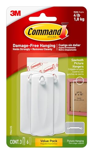 Command support pour photo dent de scie, blanc, 17042
