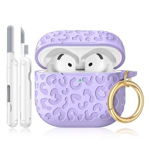 Wowwat AirPods4�p�P�[�X�J�o�[�A�q���E�̍��󂳂ꂽ�V���R���ی�V�F�� Apple Air Pod ��4����P�[�X�Ή� �����p �K�[���[�A���킢��iPod 4�P�[�X �L�[�`�F�[���t�� - �p�[�v��