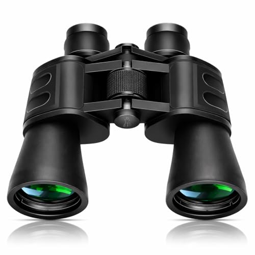 Image of JK Vision Binoculars for Long Distance 10 x 50 Binocular for Adults | Wide Eye Peice | FMC Green Coating | BAK 4 Glass | Binoculars for Bird Watching,Wildlife,Safari (Black)