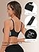COMFELIE No Wire Seamless Wireless Bra One-Piece Full Coverage Underarm & Back Smoothing for Large Bust Minimizer Black