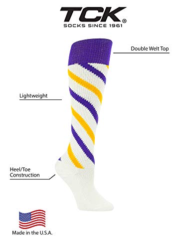 TCK Candy Stripe Knee High Softball Socks Soccer2