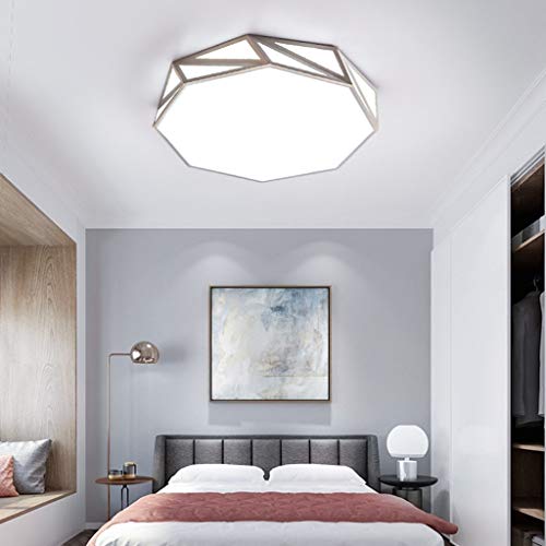 Lampe de chambre à coucher LED moderne 45x45cm salon géométrie variable - 7