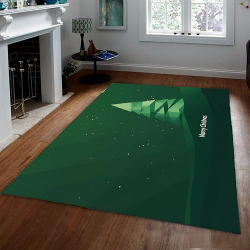 Tapis de salon vert sapin antidérapant pour protéger votre sol