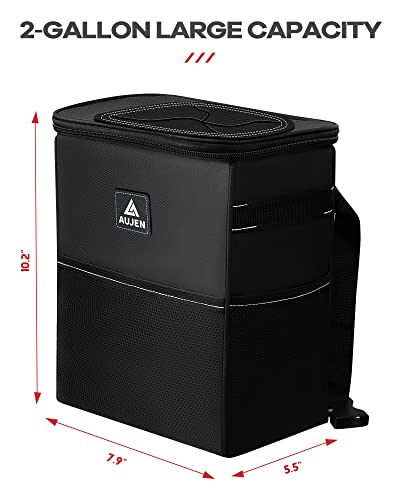Aujen Car Trash Can- Easy-To-Install Car Accessory Interior - Leak-Proof Car Organizer And Storage Bag For The Back/Front/Console Of Any Cars,Sedans, Suvs & Trucks #TOP7