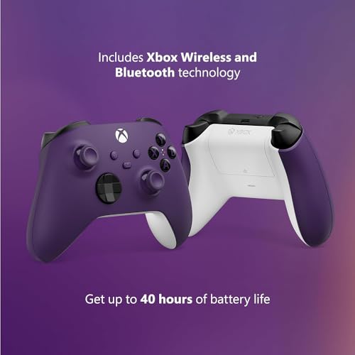 Image of Microsoft QAU-00068 Xbox Wireless Controller Astral Purple 2 Pack