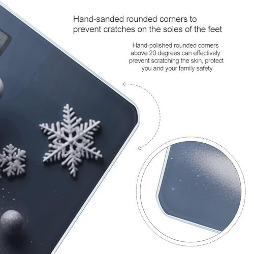 Báscula digital para baño Snowman Stars and Snowflakes miniatura 4