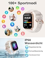 Smartwatch mit Telefonfunktion,Smartwatch für Damen Herren 1.85'' HD Screen – Ansicht 3