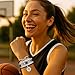 Infinity Collection - Handmade Basketball Bracelet (Black & Silver) - with Inspirational Charm 