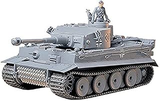 Tamiya TAM35216 35216 German Tiger I Early Production Tank 1:35 Military Model Kit, Individual Packaging