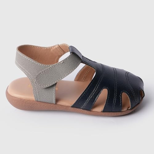 Image of toothless Boys Open Toe Sandals with Adjustable Hook-and-Loop Straps | Cushioned Footbed and Flexible Sole | Lightweight Comfortable Sandals for Boys Outdoor, Travel and Casual Use