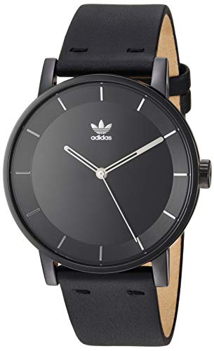 adidas Originals Watches District L1. Genuine Leather Strap Watch 20mm Width (40mm) -All
