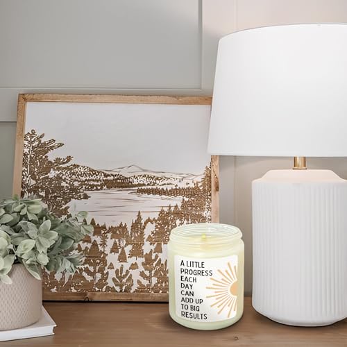 Inspirational-Gifts-for-Women-Teen-Girls-Inspirational-Sunshine-Lavender-Candle-Motivational-Engagement-Gifts-for-Women-a-Little-Progress-Each-Day-Can-Add-Up-to-Big-Result-Scented-Candles