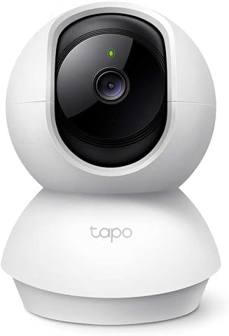 Tapo C200, 1080P Full HD, Hareket Tespit ve Takibi, 360°, 9m Gece Görüşü, Çift Yönlü Sesli İletişim, Sesli Alarm, Bulut/Yerel Depolama, Bebek Ağlaması Tespiti, İç Mekan Wi-Fi Güvenlik Kamerası