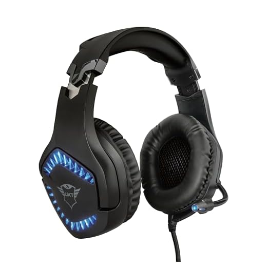 Trust Nero belysning PC gaming hörlurar upplyst 50 mm Lautsprechermodule