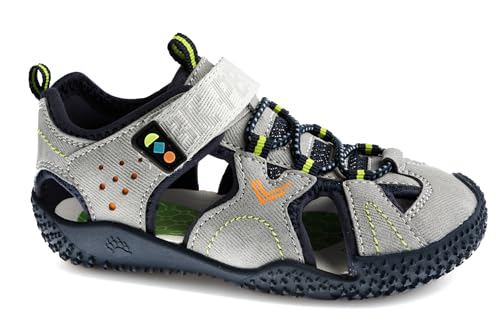 Sandale Pablosky Zarpa 985850 fille en cuir bleu marine pour l'école