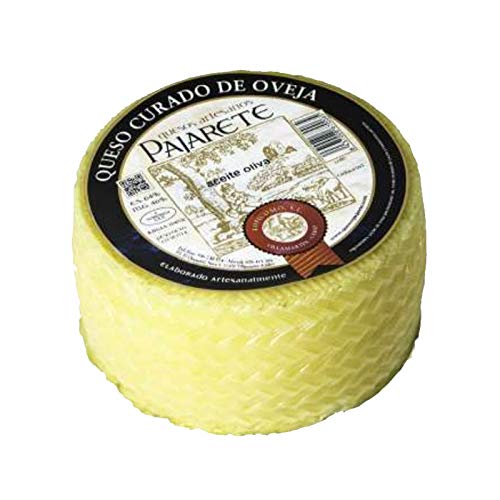 Queso Curado de Oveja en Aceite de Oliva de 1450 gr - D.O. Sierra de Cadiz - Pajarete (Pack de 1 pieza)