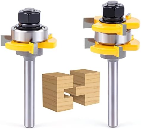 Yonico 18322 Complete Picture Frame Making Router Bit Set with 1/2-Inch ...