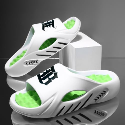 QUF Men's Summer Sandals Lightweight Comfort Slides with Soft EVA Sole Breathable Luxury Beach Slippers for Outdoor Walking Poolside & Vacation3