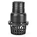 Water Pump Foot Valve Black PVC Low Pressure Flat Check Valve Black 1.5in 2in 2.5in 3in 4in Optional for Fluid Machine Industrial Garden(3in)