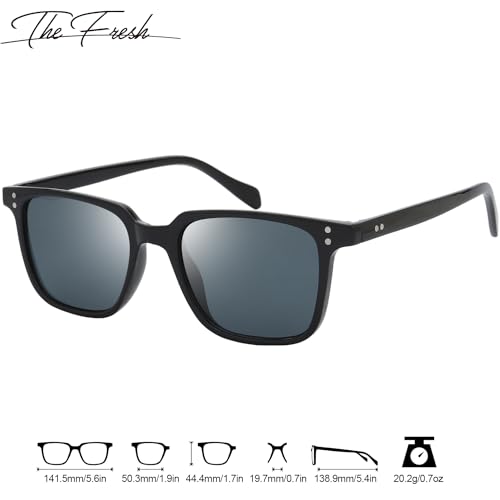 Image of The Fresh Trendy Square Sunglasses for Man Woman Fashion UV Protection Lens Men Women Sunnies Sunglasses