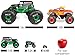 Monster Jam, Mini Launchers Set, Includes Monster Mutt and Earth Shaker 1:87 Scale Die-Cast Monster Trucks, Kids Toys for Boys Ages 3 4 5 6+