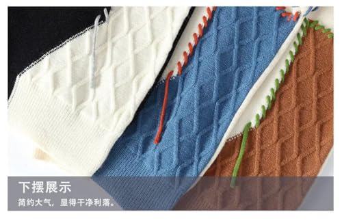 Men's Knit Sweaters Round Neck Pullover Sweaters4