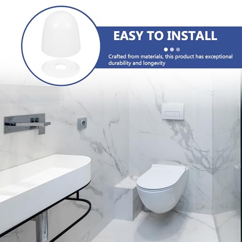 Gadpiparty 6 Stück Toilettenzubehör Toilettenschüssel Schraubenabdeckungen Toiletten Schraubenabdeckungen Toilettenkappen Für Den Boden Der Toilette Hohe Toiletten Schraubenkappen