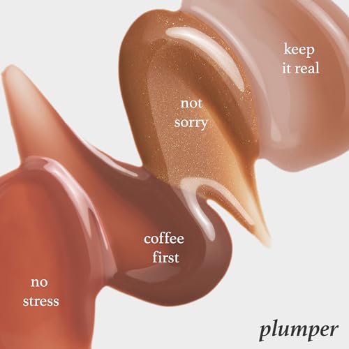 Julep So Plush Plumping Lip Gloss - No Stress - High-Shine Hydrating Lightweight Lip Color - Non-Sticky Formula - Vitamin E Soothes and Repairs Lips - Image 6