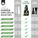 UNA GELLA 5ml Super Strong Gel Nail Glue for Press Ons: No U V Lamp Needed Glue Gel, Travel-Size Nail Adhesive for Press on Nails, Nail Tips&Acrylic Nails-Quick Dry, No Smell, Long-Lasting