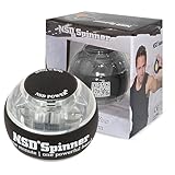 NSD Essential Spinner Gyro Hand Grip Strengthener Wrist Forearm Exerciser, Crystal