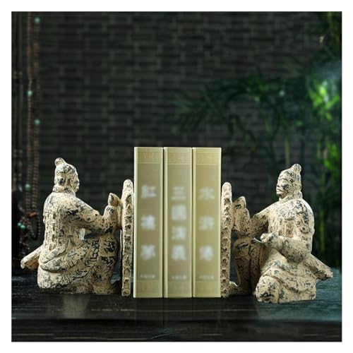 Sujetalibros de almacenamiento para decoración de escritorio de estudio y oficinas elegantes 8