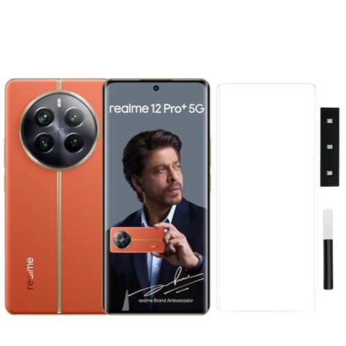 Image of Premium UV Tempered Glass Screen Protector Compatible for Realme 12 Pro | 12 Pro+ 5G (Pack Of 1) with Edge-to-Edge Protector Full Coverage UV and Easy Installation Kit