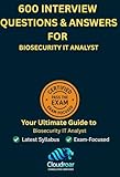 600 Interview Questions & Answers for Biosecurity IT Analyst — Based on the Certified Biosecurity Intelligence Analyst (CBIA) Certification Framework: ... Preparation (Not Certif (English Edition)