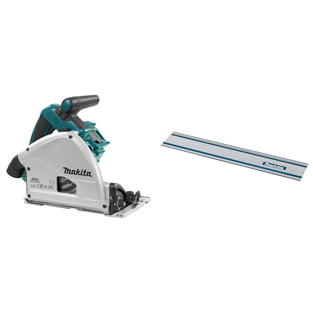 Makita DSP600ZJ Akku-Tauchsäge 56mm 2x18V MAKPAC Führungsschiene 1000mm