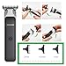 Barberboss Men’s Detail Trimmer, T-Blade Facial Groomer, USB Charging Clipper for Men, 3 Comb Guides, Compact Cordless Beard Clipper with LED Indicator