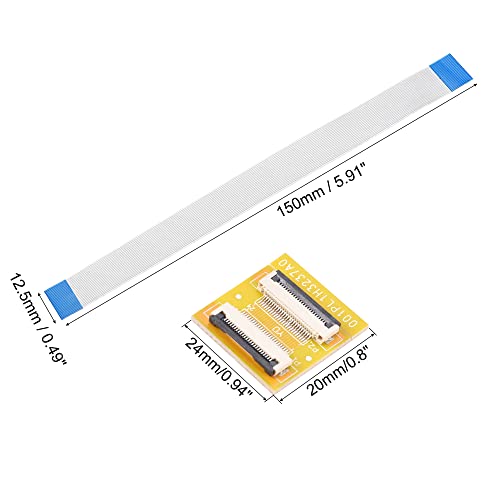 Conector de extensión PCB FFC FPC 24 pines MECCANIXITY 5 unidades miniatura 2