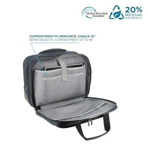 Maletín trolley para portátil de 17" Mobilis, equipaje de cabina resistente al agua 5