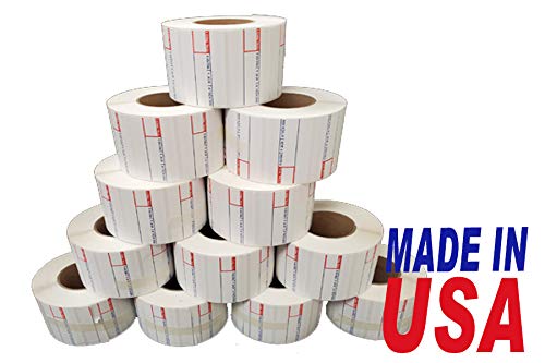 CAS Scale Label. All Made in USA. All Different Sizes (24 Rolls, #8000)