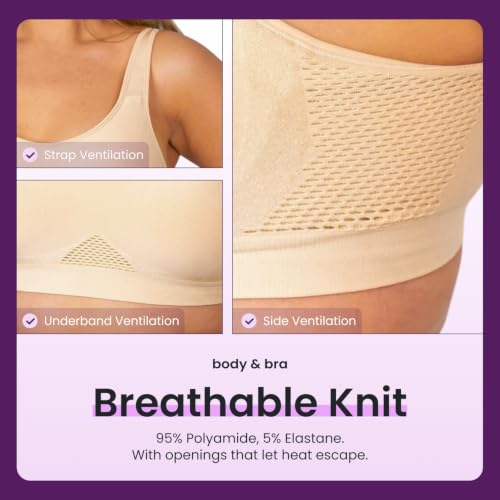 Breathable Support Bra with Adjustable Straps - Image 3