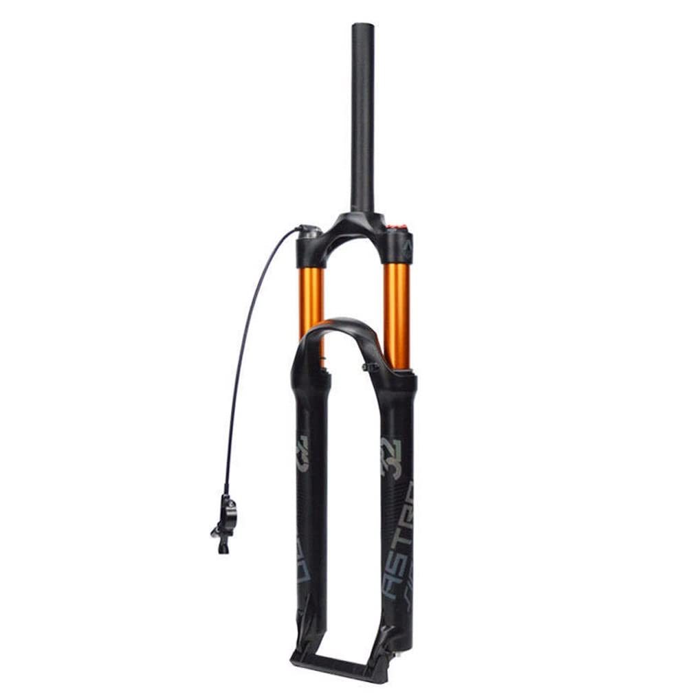 Fourche suspension VTT 27.5 pouces commande à distance axe 9mm frein à disque conique