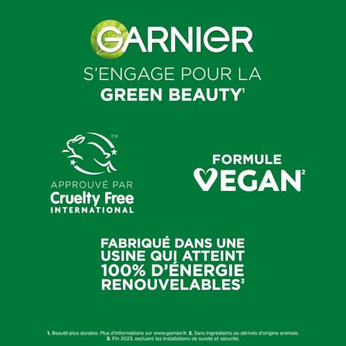 Garnier SkinActive - Fluide Anti-Taches & Anti-UV Quotidien - Glow - SPF 50+ - Protège, Réduit les Taches & Booste l'Éclat - Soin Visage Enrichi en Vitamine C - Tous Types de Peau - 40 ml