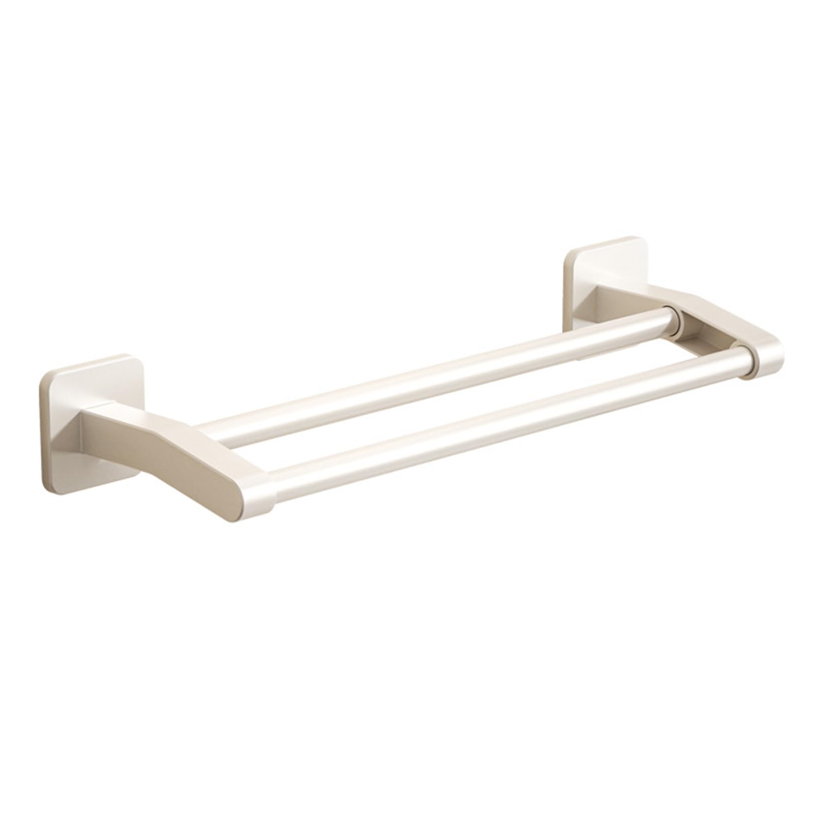 Tsophreniq Space Efficient Towel Hanger Shelf for Bathroom Waterproof Strong Load-bearing Storage Rack Water Resistant Organiser Adhesive Bathroom Shelf