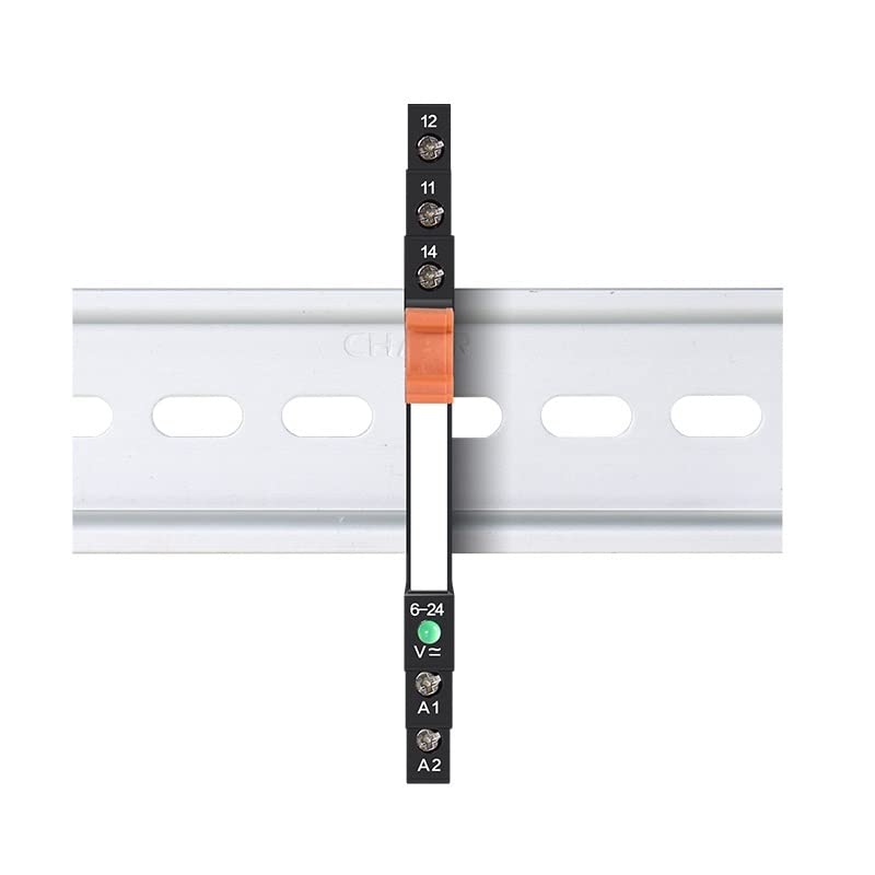 Relé Hongfa de 24V enchufe módulo delgado 6,2mm para carril DIN automatización 6